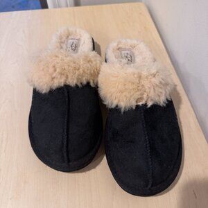 UGG Australia Black Suede Leather Slip-On Clogs | Size 10 | Gently Used 🖤👞